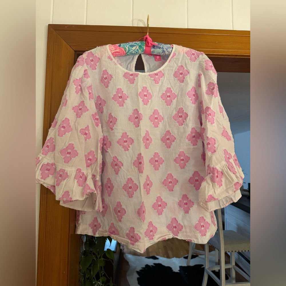 Lilly Pulitzer Lilac Rose Francis Top